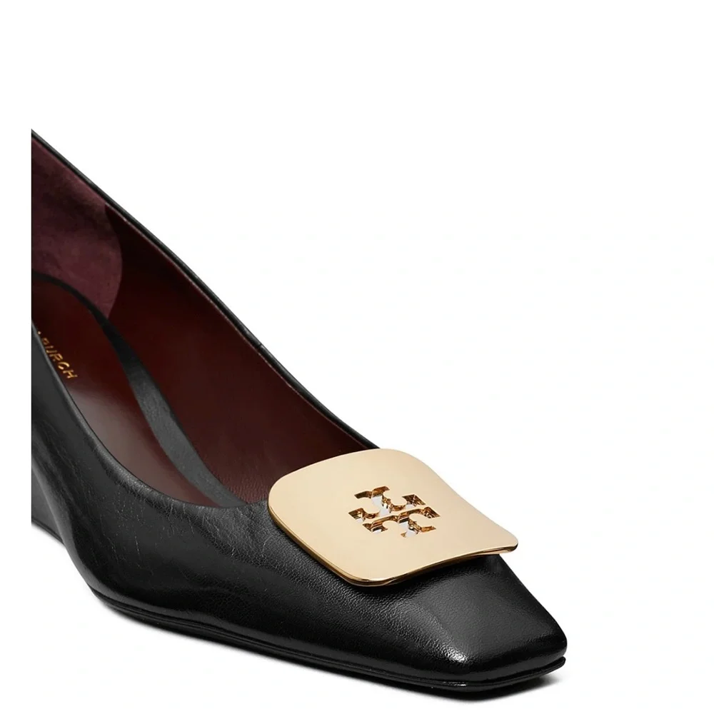 Tory Burch Georgia Wedge Pumps - Picture 13 of 15